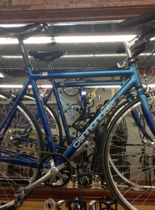 City Bike on an old C’dale racing frame
